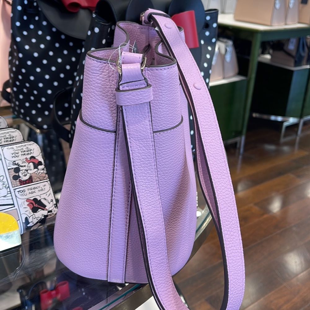 Kate Spade Leila small bucket bag color: quartz pink
NWT - Picture 14 of 16